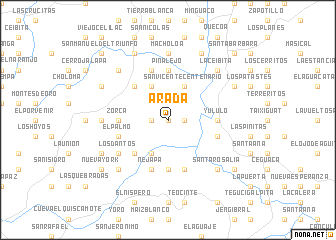 map of Arada