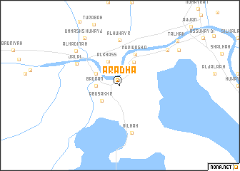 map of Aradha