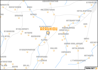 map of Aradhiou