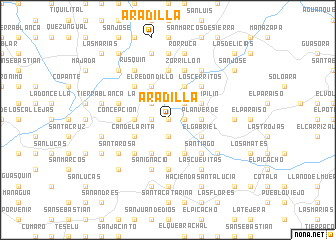 map of Aradilla