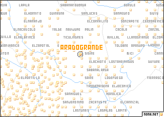 map of Arado Grande