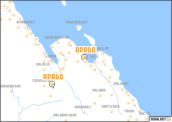map of Arado