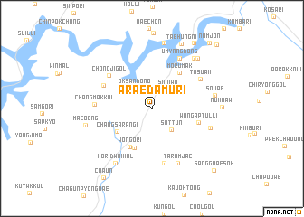 map of Araedamuri