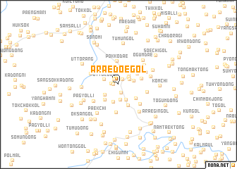 map of Araedoe-gol
