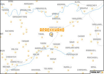 map of Araekkwaho