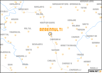 map of Araennŭlt\