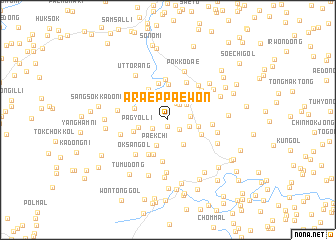 map of Araeppaewŏn