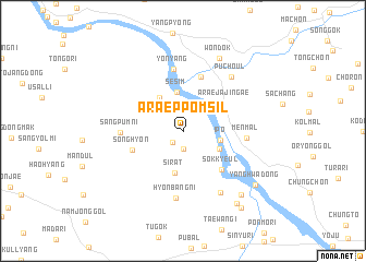 map of Araeppŏm-sil