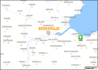 map of Araeppujo