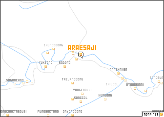 map of Araesaji