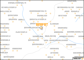 map of ‘Arafāt