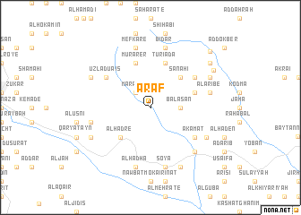 map of Araf