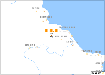 map of Aragon