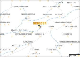 map of Aragosa