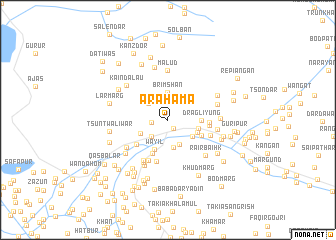 map of Arahāma