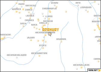 map of Arahuay