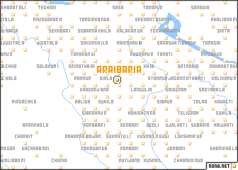 map of Ārāibāria