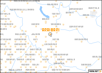 map of Ārāibāri