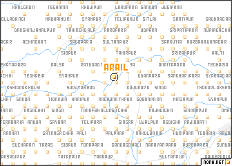 map of Ārail