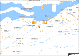 map of Arāīnwāli