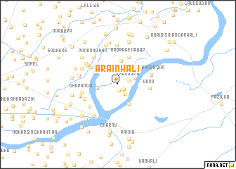 map of Arāīnwāli