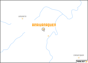 map of Araiuana-quen