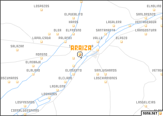 map of Araiza