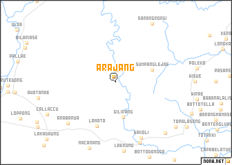 map of Arajang