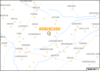 map of Arákachom