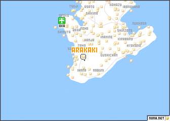 map of Arakaki