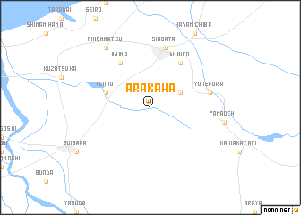 map of Arakawa