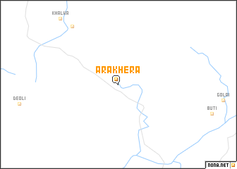 map of Arākhera