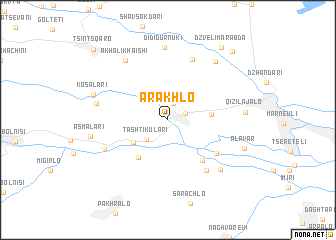 map of Arakhlo