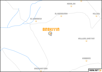 map of ‘Arakīyīn