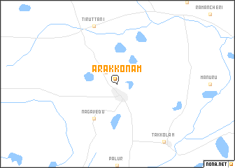 map of Arakkonam