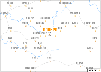 map of Arakpa