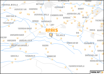 map of Arakʼs