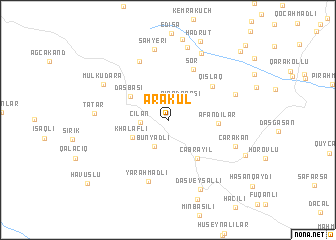 map of Arakül