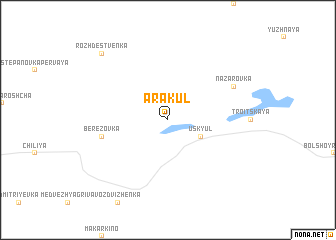 map of Arakul\