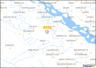 map of Arak