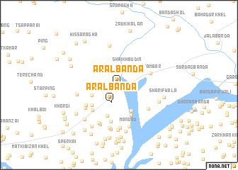 map of Aral Bānda