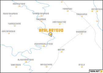 map of Aralbayevo