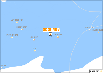 map of Aralbay