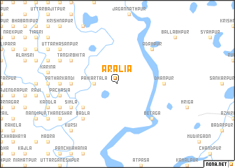 map of Āralia