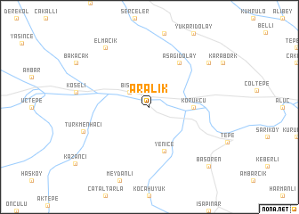 map of Aralık