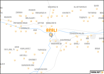 map of Arali