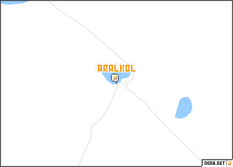 map of Aralköl