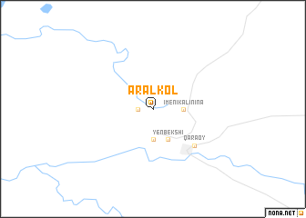 map of Aralkolʼ