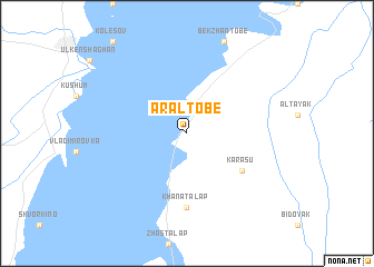 map of Araltobe