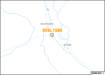 map of Araltobe